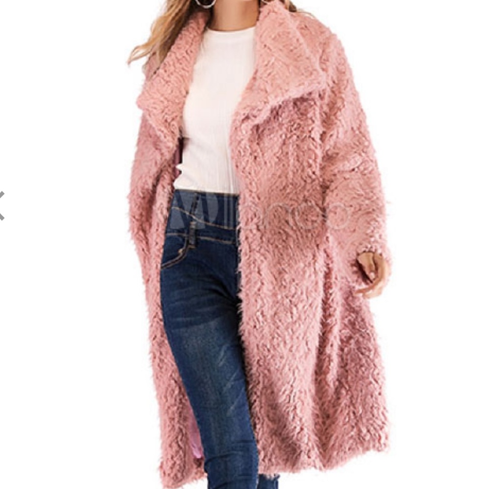“THE EDIE” Bohemian Shaggy Coat - Picture 4 of 14